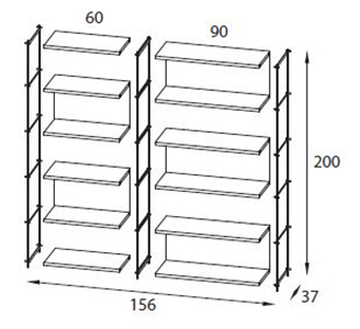 bookcase-musa-composition-21-pezzani-dimensions
