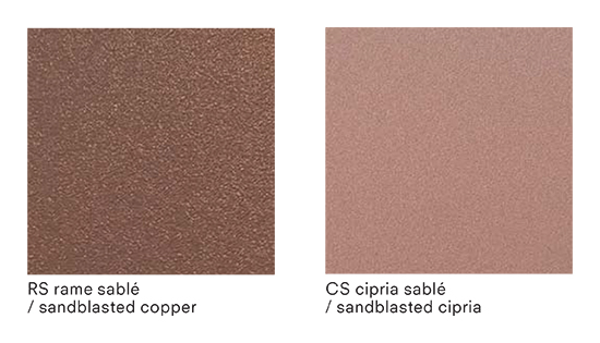 Pezzani steel finishes