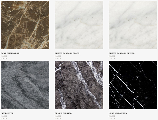 Intreccio Potocco table finish