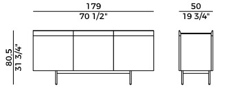 Avant Potocco Sideboard SIZES