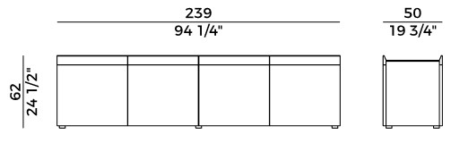 Avant Potocco Sideboard SIZES