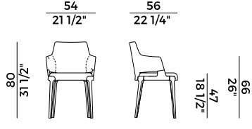 Velis Potocco armchair sizes