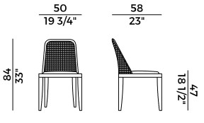 Grace Potocco Chair sizes