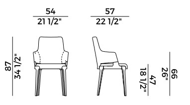 Velis Potocco armchair sizes