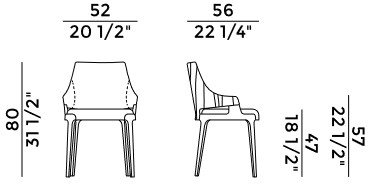 Velis W Potocco Chair sizes