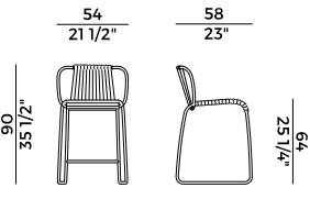 Tibes Potocco stool sizes