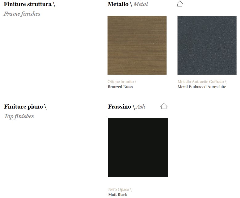 Pocket Potocco Set of 2 Coffee Table finish