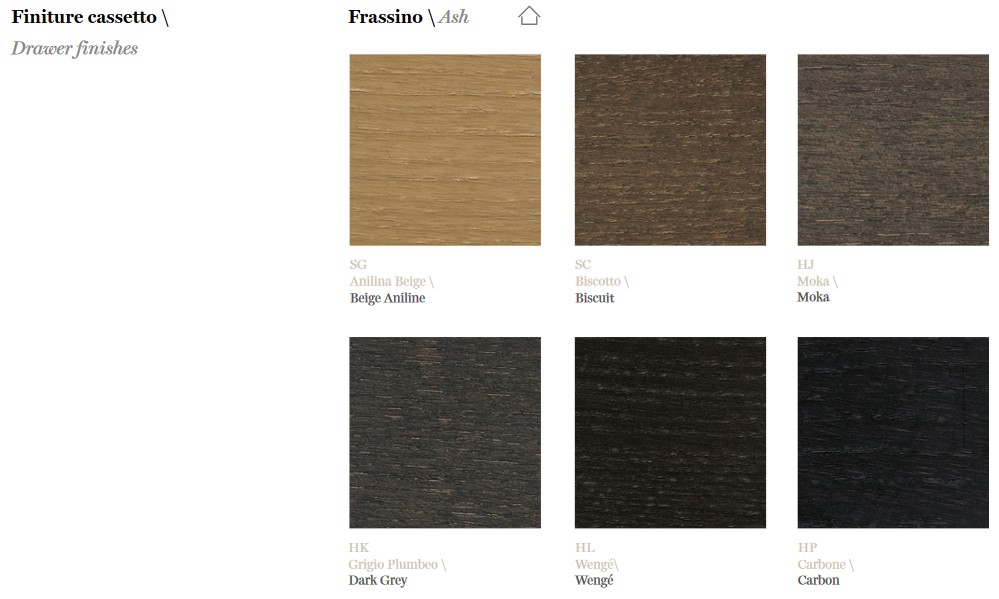 Pocket Potocco Set of 2 Coffee Table finish