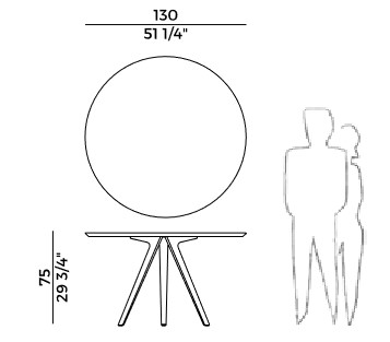 Katana Potocco round table sizes