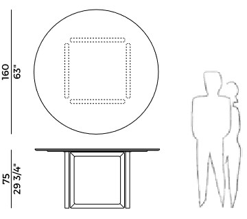 Opus Potocco round table sizes