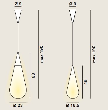 suspension-lamp-goccia-rotaliana-dimensions