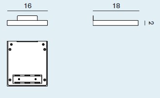 Dimensions of CM2 Rotaliana Wall Lamp