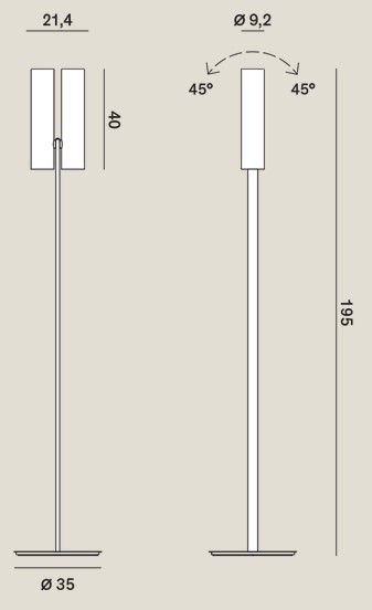 lamp-Tobu-Rotaliana-dimesions