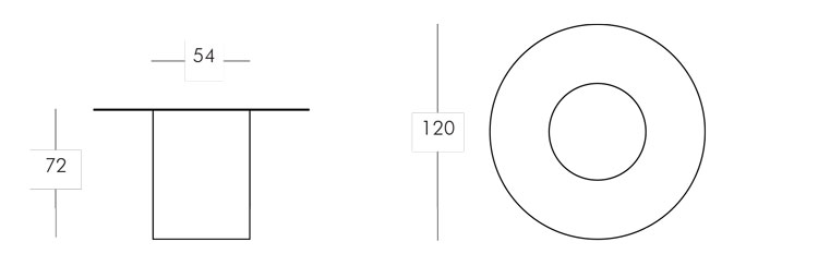 Tavolo Arthur Slide misure e dimensioni