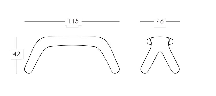 Atlas Seat Slide frame and dimensions