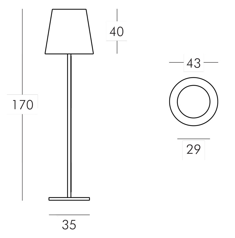 Ali Babà Wood Slide h170 dimensions