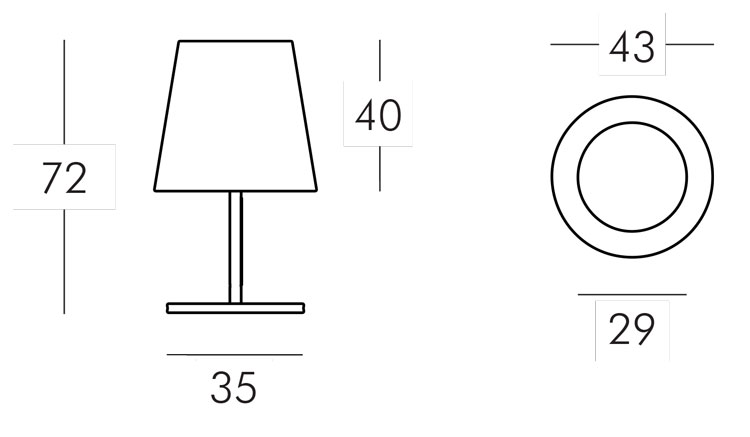 Ali Babà Wood Slide  h72 dimensions