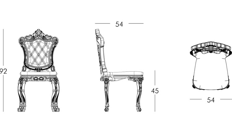 Princess of Love chair Slide dimensions