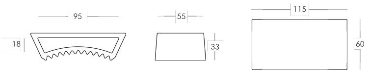 Tac Little table Slide dimensions