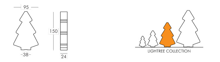 Lightree Lamp Slide 150 frame and dimensions7