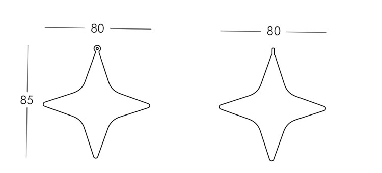 Sirio Lamp Slide frame and dimensions