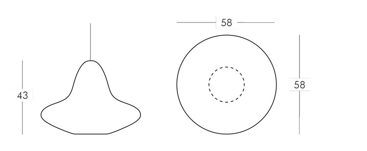 Sunday Lamp Slide frame and dimensions