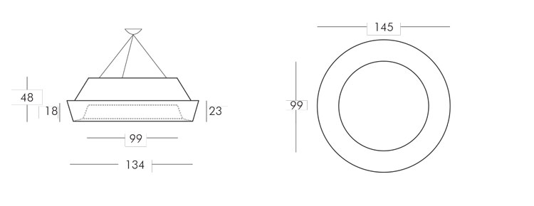 Ufo Lamp Slide version 48 frame and dimensions