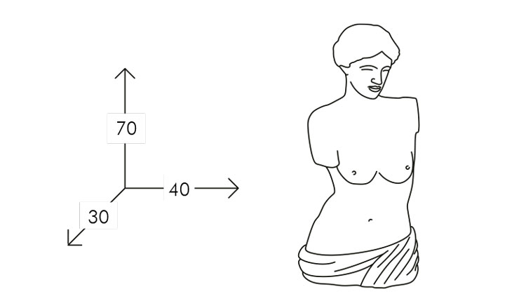 Venus Lamp Slide frame and dimensions