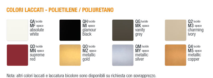 Bubo Lamp Slide lacquered colors