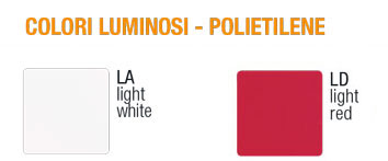 Lampada Love Slide colori luminosi