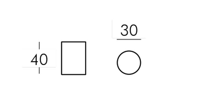 Fluo Lamp Slide 40x30 frame and dimensions