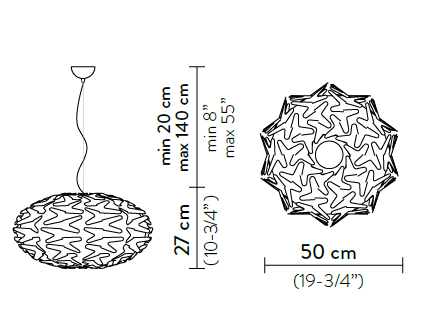 lamp-CactusGold-Slamp-dimensions