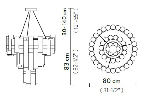 lamp-LaLollo-Slamp-dimensions