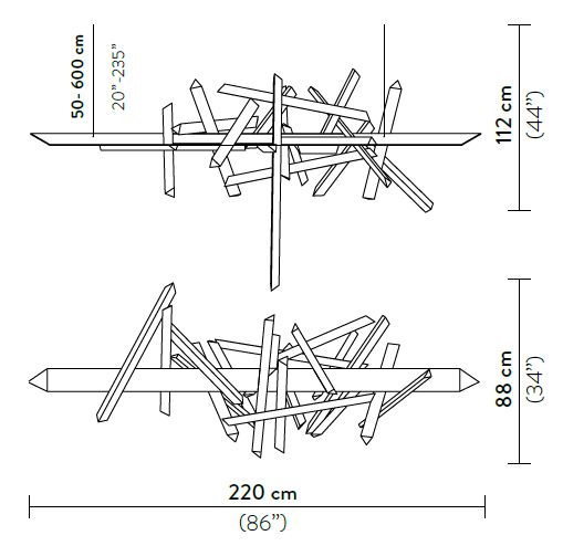 lamp-LaTraviata-Slamp-dimensions