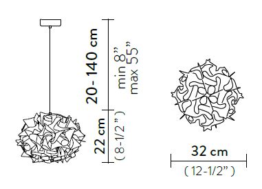 lamp-VeliMini-Slamp-dimensions