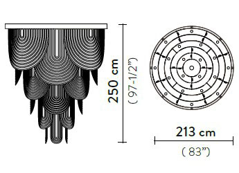 le-grand-ceremony-slamp-dimensioni