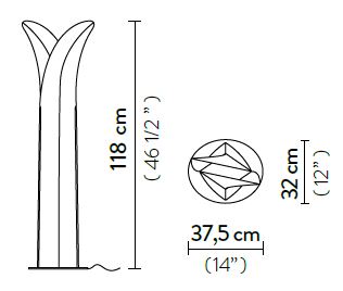 lamp-LasPalmas-Slamp-dimensions