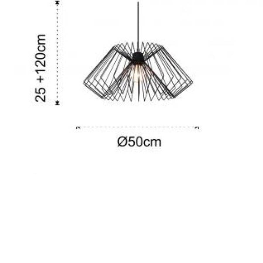 Cage Chandelier Tomasucci frame and dimensions