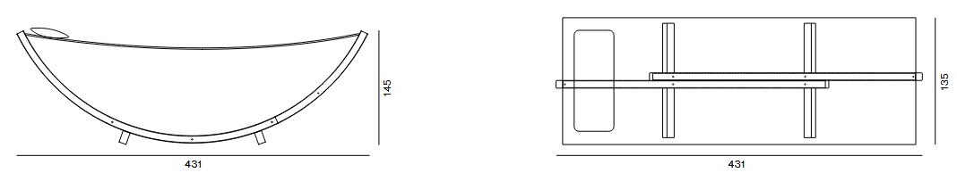 Amanda Unopiù Hammock Dimensions
