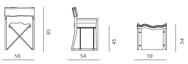 Cosette Unopiù armchair dimensions