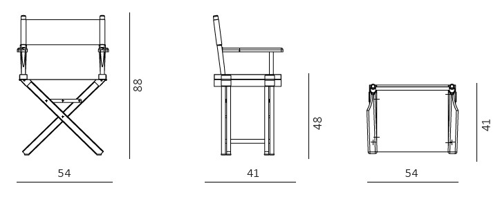 Ginger Armchair Unopiù dimensions