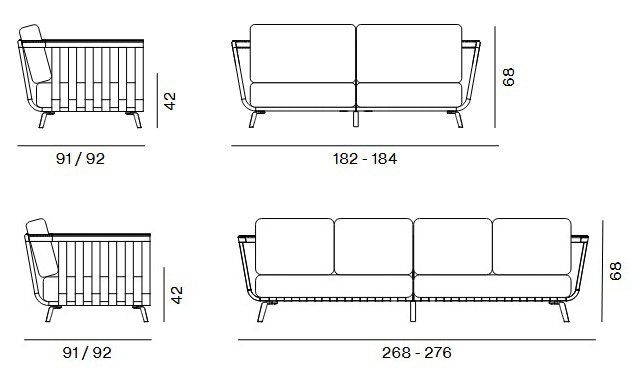 Welcome Unopiù Sofa Dimensions