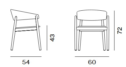 Pevero Unopiù Armchair Dimensions