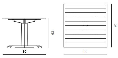 Synthesis Unopiù Side Table Dimensions