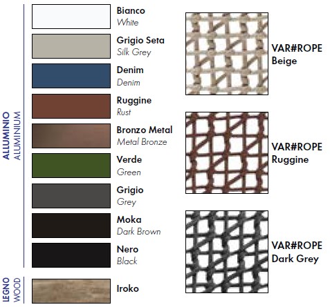 Emma Daybed Dormeuse Varaschin Sunbed finish