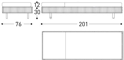 lettino-tibidabo-varaschin-dimensioni