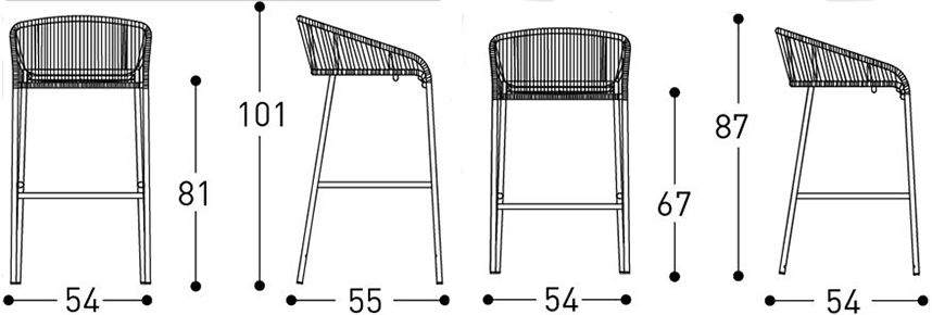 sgabello-da-giardino-cricket-varaschin-dimensioni