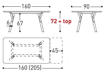 tavolo-link-allungabile-varaschin-dimensioni