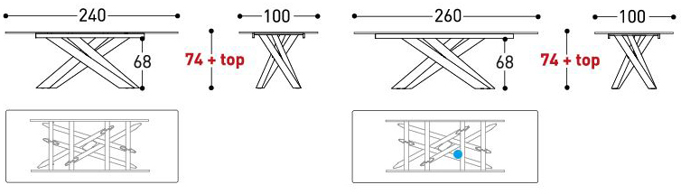 tavolo-system-star-varaschin-dimensioni