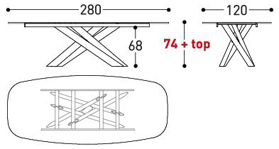tavolo-system-star-varaschin-dimensioni